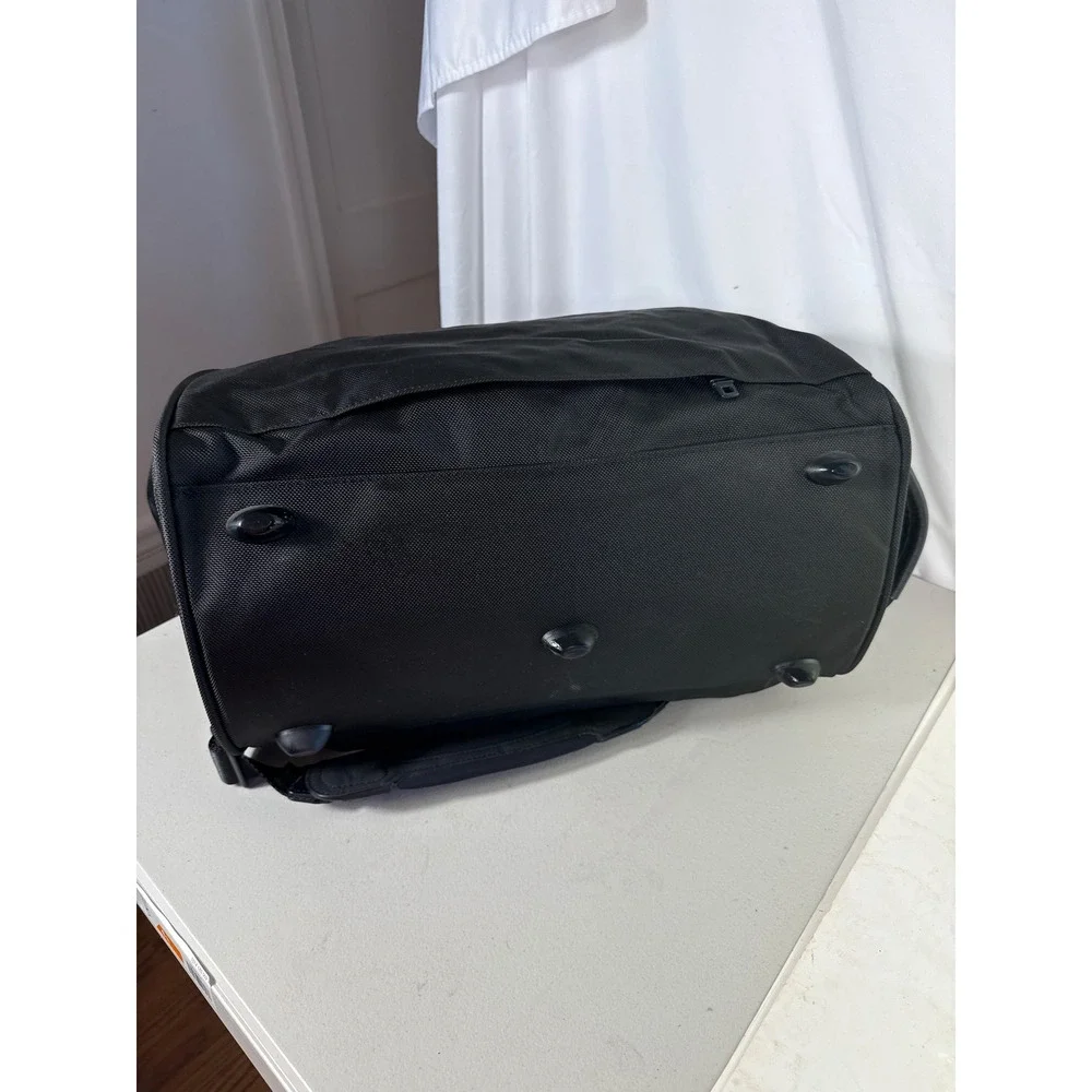 Tumi Alpha Ballistic Nylon Wheeled Compact Briefcase Rolling Travel Bag Black